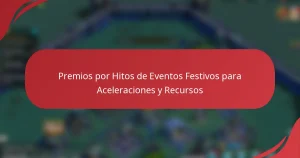 Premios por Hitos de Eventos Festivos para Aceleraciones y Recursos