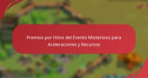 Premios por Hitos del Evento Misterioso para Aceleraciones y Recursos
